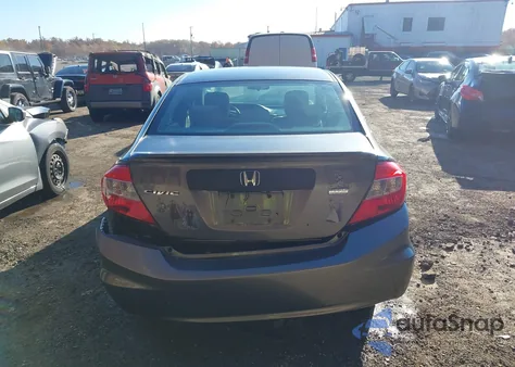 2012 Honda Civic Hf from USA, damaged, VIN 2HGFB2F61CH316827